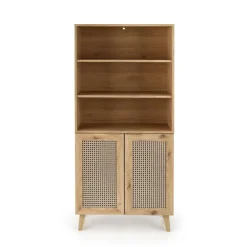 BORNEO REG-1 reol, artisan eg / Sort