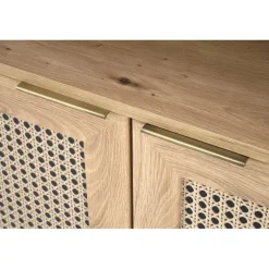 BORNEO REG-1 reol, artisan eg / Sort