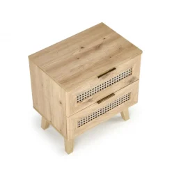 BORNEO SN-1 natbord, artisan eg / Sort