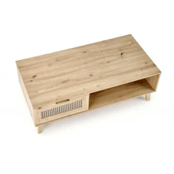 BORNEO Sofabord 120 x 60 cm - Håndværker eg / Sort