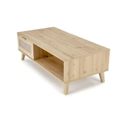 BORNEO Sofabord 120 x 60 cm - Håndværker eg / Sort