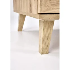 BORNEO Sofabord 120 x 60 cm - Håndværker eg / Sort