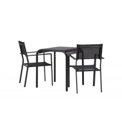 Borneo t Loungesæt - Havemøbelsæt - Sort