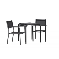 Borneo t Loungesæt - Havemøbelsæt - Sort