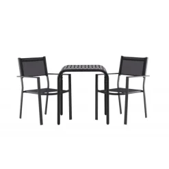 Borneo t Loungesæt - Havemøbelsæt - Sort