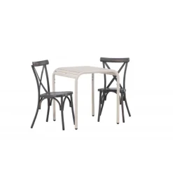 Borneo t Loungesæt - Havemøbelsæt - Beige,Mørkegrå