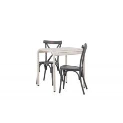 Borneo t Loungesæt - Havemøbelsæt - Beige,Mørkegrå