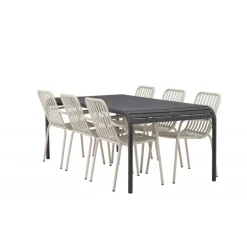 Borneo t Loungesæt - Havemøbelsæt - Beige,Sort