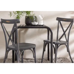 Borneo t Loungesæt - Havemøbelsæt - Sort,Mørkegrå