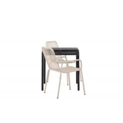 Borneo t Loungesæt - Havemøbelsæt - Beige,Sort