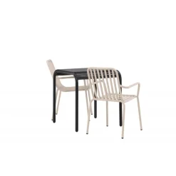 Borneo t Loungesæt - Havemøbelsæt - Beige,Sort