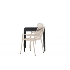 Borneo t Loungesæt - Havemøbelsæt - Beige,Sort