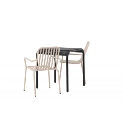 Borneo t Loungesæt - Havemøbelsæt - Beige,Sort