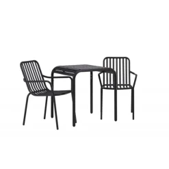 Borneo t Loungesæt - Havemøbelsæt - Sort