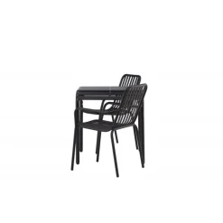 Borneo t Loungesæt - Havemøbelsæt - Sort