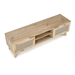 BORNEO TV bord 150 cm - Artisan eg / Sort