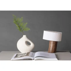 Branas Bordlampe - Valnød og Hvid