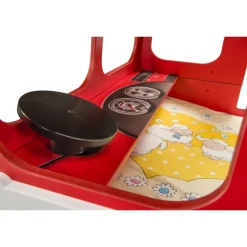 Brandbil - dobbelt køjeseng - 90x190 cm med 2 madrasser