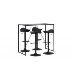 Brea Spisebordssæt - Sort