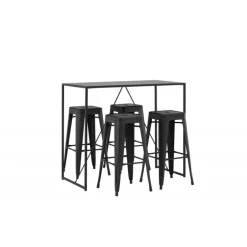 Brea t Spisebordssæt - Sort