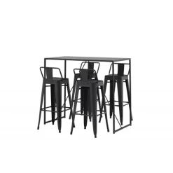 Brea t Spisebordssæt - Sort