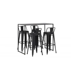 Brea t Spisebordssæt - Sort