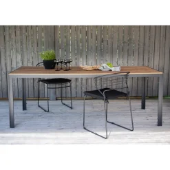 Break Havebord 205 x 90 cm - Sort,Natur