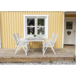 Break Havestol - Grå,Hvid