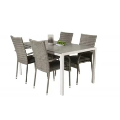 Break Loungesæt - Havemøbelsæt - Grå,Hvid