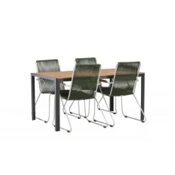 Break Loungesæt - Havemøbelsæt - Grøn,Natur