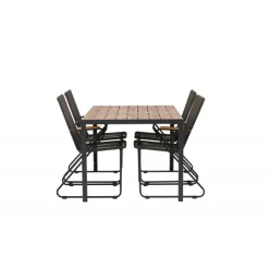 Break Loungesæt - Havemøbelsæt - Sort,Natur