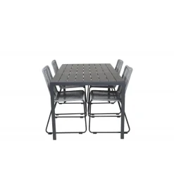 Break Loungesæt - Havemøbelsæt - Sort,Grå