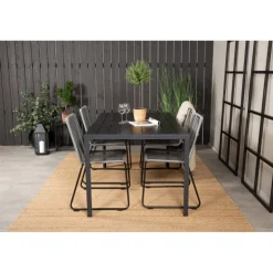 Break Loungesæt - Havemøbelsæt - Sort,Grå