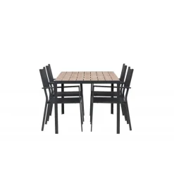 Break Loungesæt - Havemøbelsæt - Sort,Natur