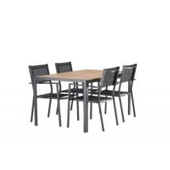 Break Loungesæt - Havemøbelsæt - Sort,Natur