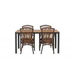 Break Loungesæt - Havemøbelsæt - Brun,Natur