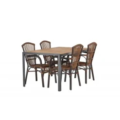 Break Loungesæt - Havemøbelsæt - Brun,Natur