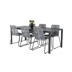 Break Loungesæt - Havemøbelsæt - Sort,Grå