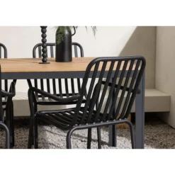 Break Loungesæt - Havemøbelsæt - Sort,Natur