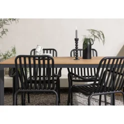 Break Loungesæt - Havemøbelsæt - Sort,Natur