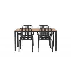 Break Loungesæt - Havemøbelsæt - Sort,Natur