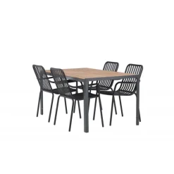 Break Loungesæt - Havemøbelsæt - Sort,Natur