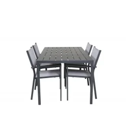 Break Loungesæt - Havemøbelsæt - Sort,Grå