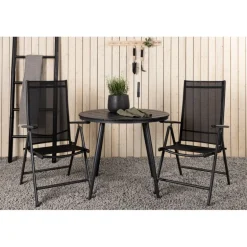 Break Rund Loungesæt - Havemøbelsæt - Sort