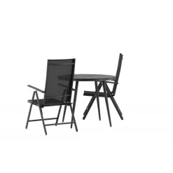 Break Rund Loungesæt - Havemøbelsæt - Sort