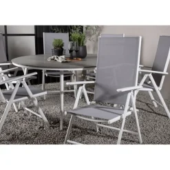 Break Rund Loungesæt - Havemøbelsæt - Grå,Hvid