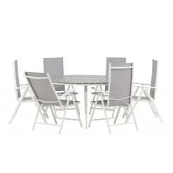 Break Rund Loungesæt - Havemøbelsæt - Grå,Hvid