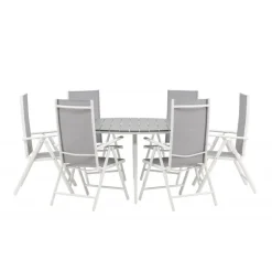 Break Rund Loungesæt - Havemøbelsæt - Grå,Hvid