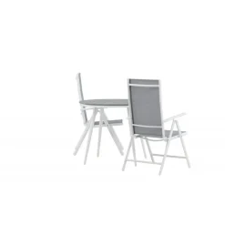 Break Rundt Loungesæt - Havemøbelsæt - Grå,Hvid