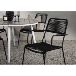 Break Rundt Loungesæt - Havemøbelsæt - Grå,Hvid